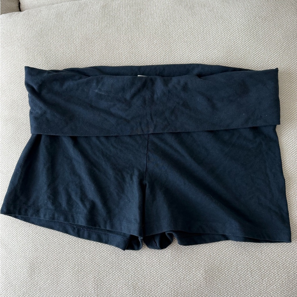 PINK Victoria's Secret Black High Waist Shorts
